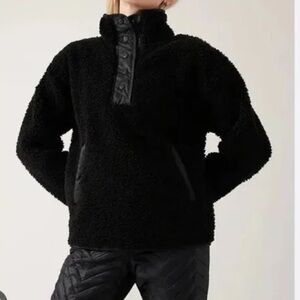 Athleta Black Sherpa